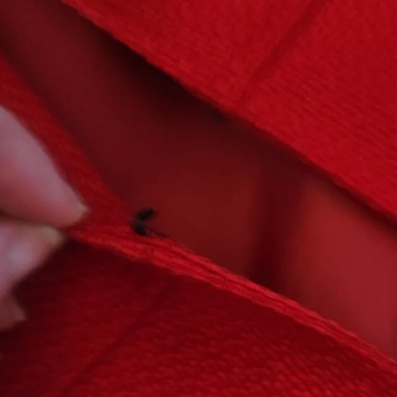 Tahari AS Vibrant Red Tailored Blazer with Textured Finish - Picture 3 of 5